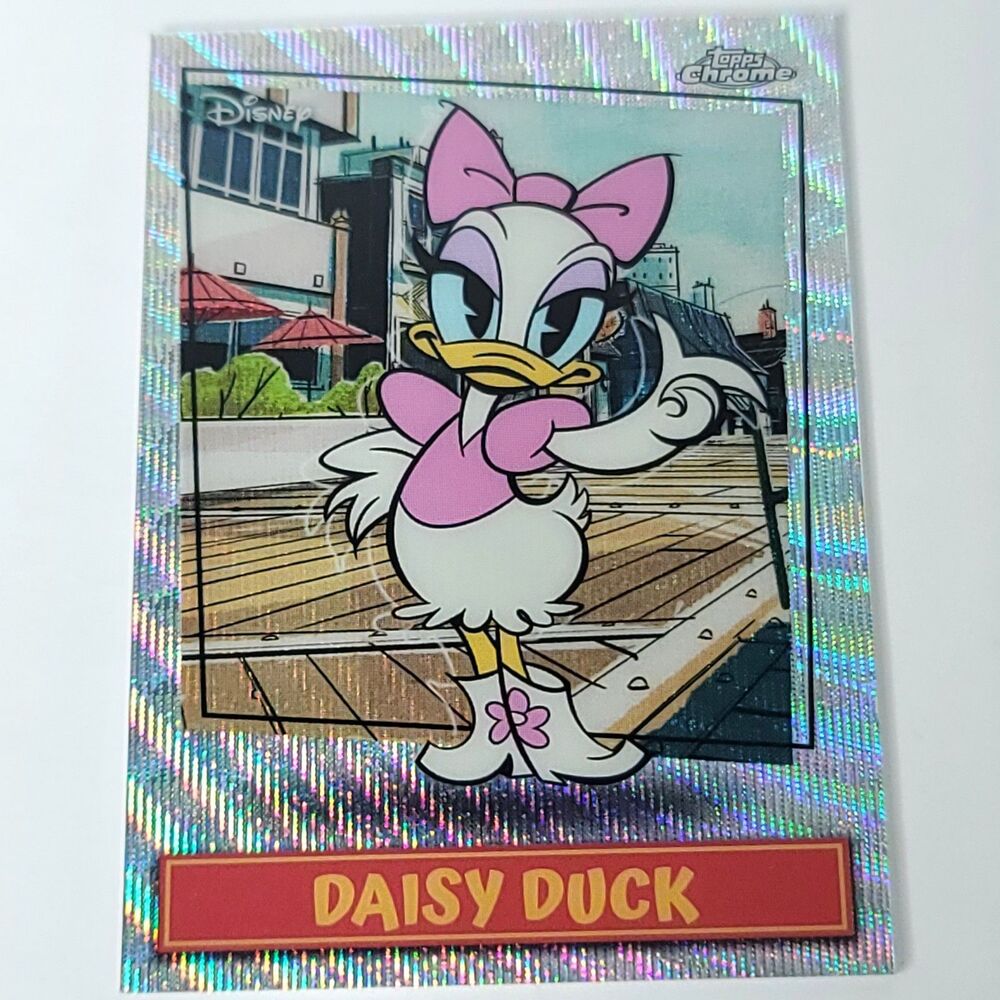 Daisy Duck Snap To It 2026 Topps Disney Neon Shorts Short Prints #MSSP-15